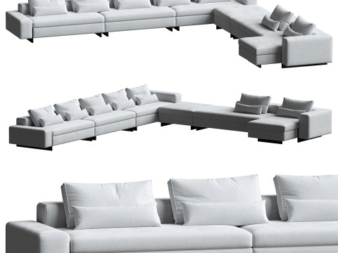 Concerto Sectional by Nicola Gallizia 3D 모델