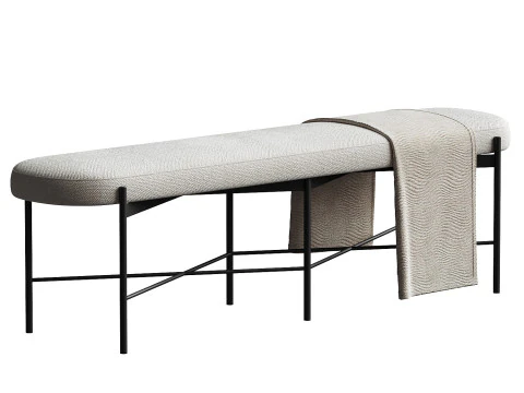 Maison Backless Bench 3D Model