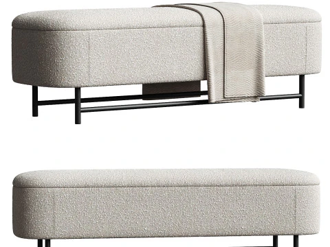 Panchina Melrose Modello 3D