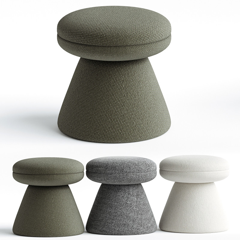 Paxson Boucle Ottoman Modèle 3D .c4d .max .obj .3ds .fbx .stl .blend