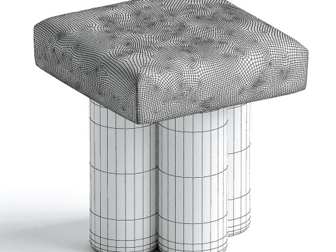 Clover Stool by Sarah Sherman Samuel Model 3D