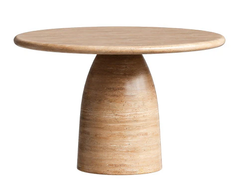 빈치 라운드 다이닝 테이블 3D 모델