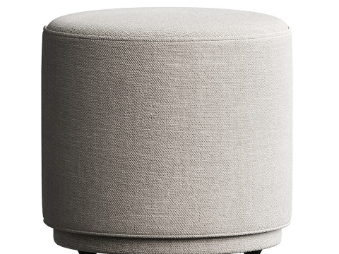 Jake Upholstered Swivel Stool Modelo 3D