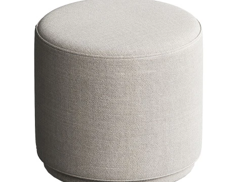 Jake Upholstered Swivel Stool 3D Model