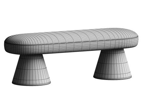 Merax Bench 3D मॉडल