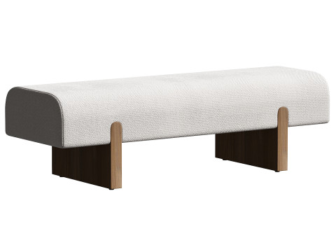 Socca Bench Curious Linen Model 3D