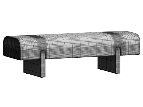 Socca Bench Curious Linen 3Dモデル