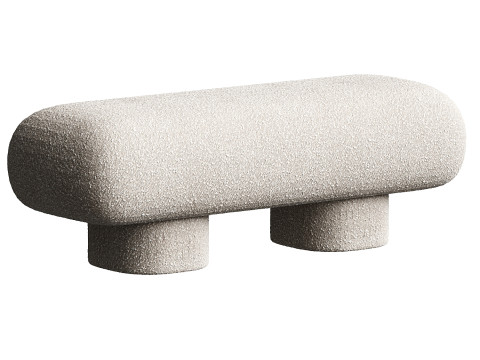 Big Foot Bench Model 3D