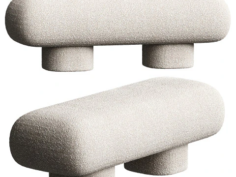 Big Foot Bench 3D Model