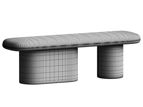 Rull Bench 3D Model