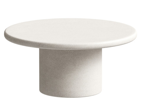 Kaya Round Table and Syrah Dining Chair set 3D Model