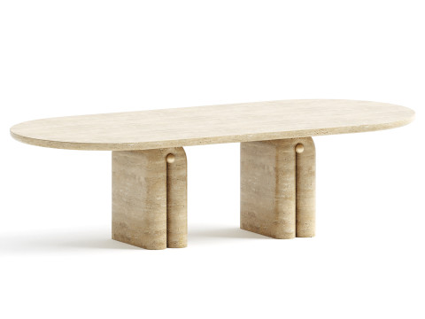 PEARL TABLE BY ARTHUR VALLIN 3D Model