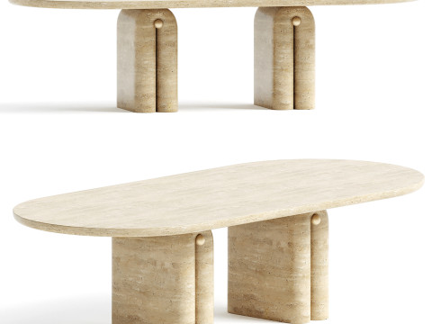 PEARL TABLE BY ARTHUR VALLIN 3D 模型