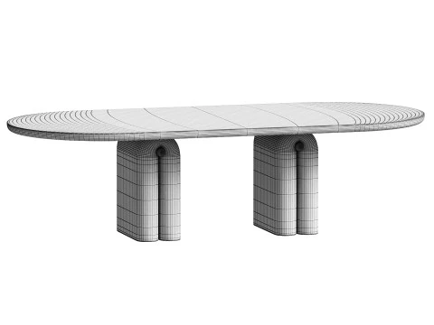 PEARL TABLE BY ARTHUR VALLIN 3D Model