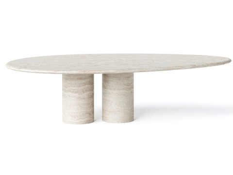 IPPICO 05 TRAVERTINE TABLE Modello 3D