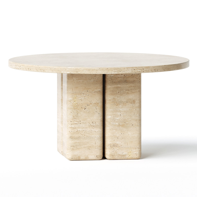 IMAGINE ROUND TABLE BRECCIA SARDA 3D Modell .c4d .max .obj .3ds .fbx .stl .blend 