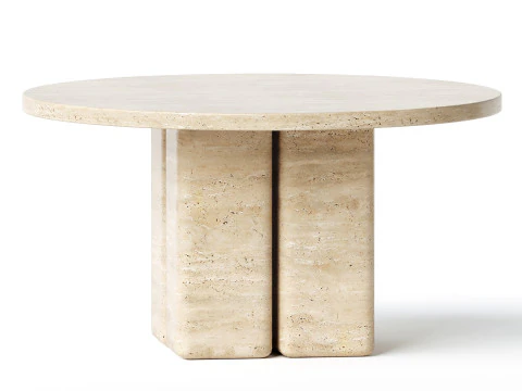 원탁의 브레시아 사르다를 상상해 보세요 3D 모델