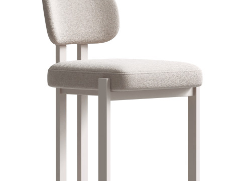 Kaya Rectangle Table and Franka Dining Chair set 3D Модель