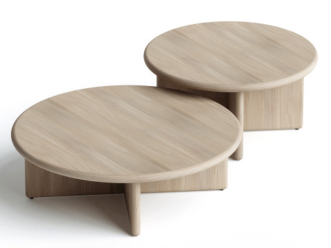 Austin Nesting Coffee Tables 3D Model