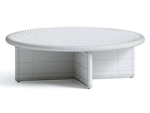 Austin Nesting Coffee Tables 3D Model