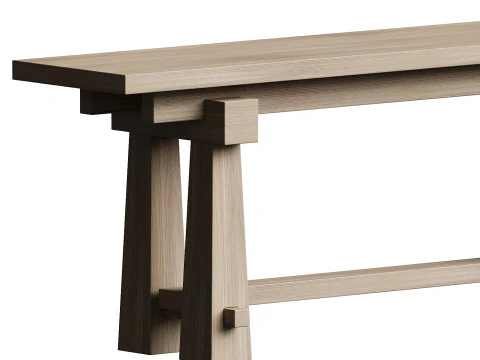 Josie Console Table 3D Model