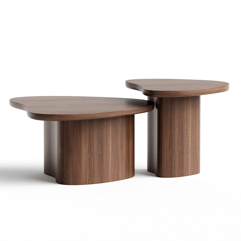 Torino Nesting Coffee Table 3D 模型 .c4d .max .obj .3ds .fbx .stl .blend
