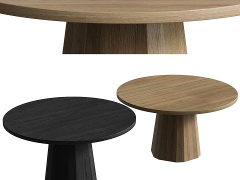 Scarpa Dining Table 10 3D Model