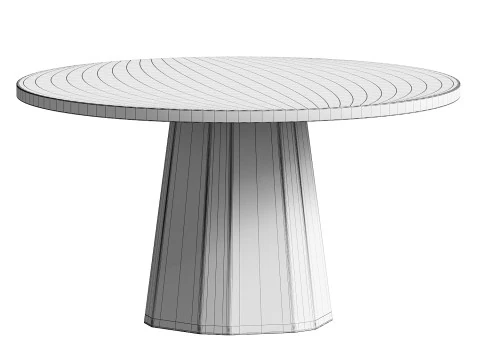Scarpa Dining Table 10 3D Model