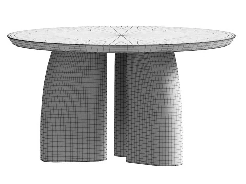 Scarpa Dining Table 60 3D Model