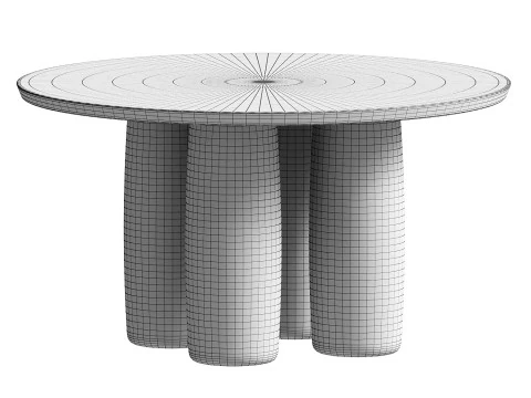 Scarpa Dining Table 53 3D Model