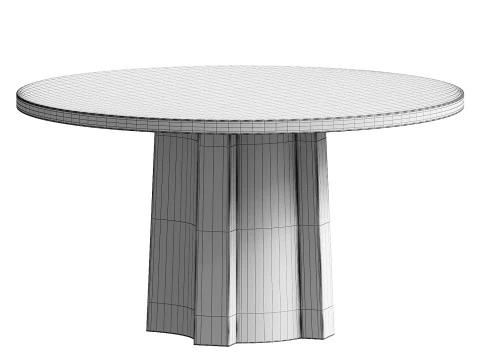 Scarpa Dining Table 16 3D Model