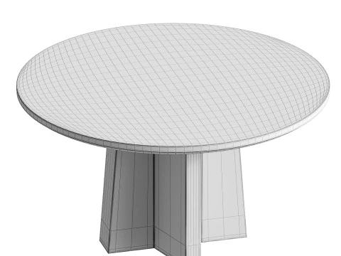 Tavolo da pranzo Scarpa 20 Modello 3D