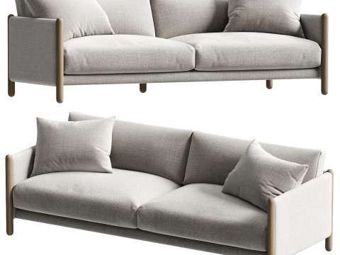 Bolia Hayden Sofa 3 seater Model 3D