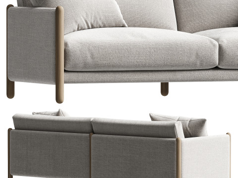 Bolia Hayden Sofa 3 seater Model 3D