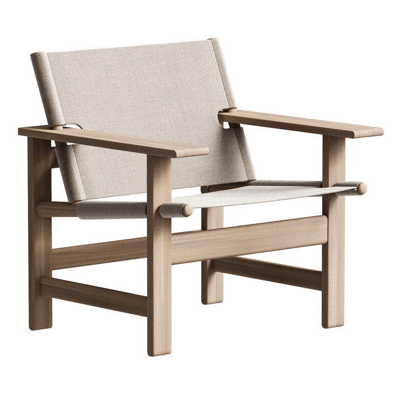 Fredericia The Canvas Chair Modello 3D .c4d .max .obj .3ds .fbx .stl .blend