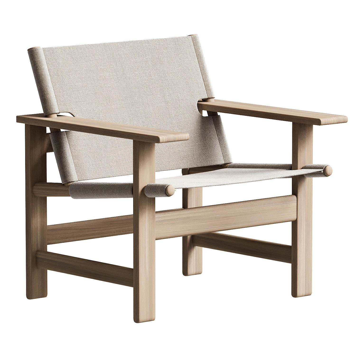 Fredericia The Canvas Chair 3D Model .c4d .max .obj .3ds .fbx .stl .blend 