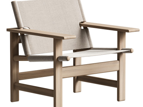 Fredericia The Canvas Chair 3D Модель