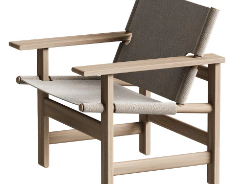 Fredericia The Canvas Chair 3D Model