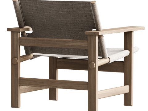 Fredericia The Canvas Chair Modello 3D