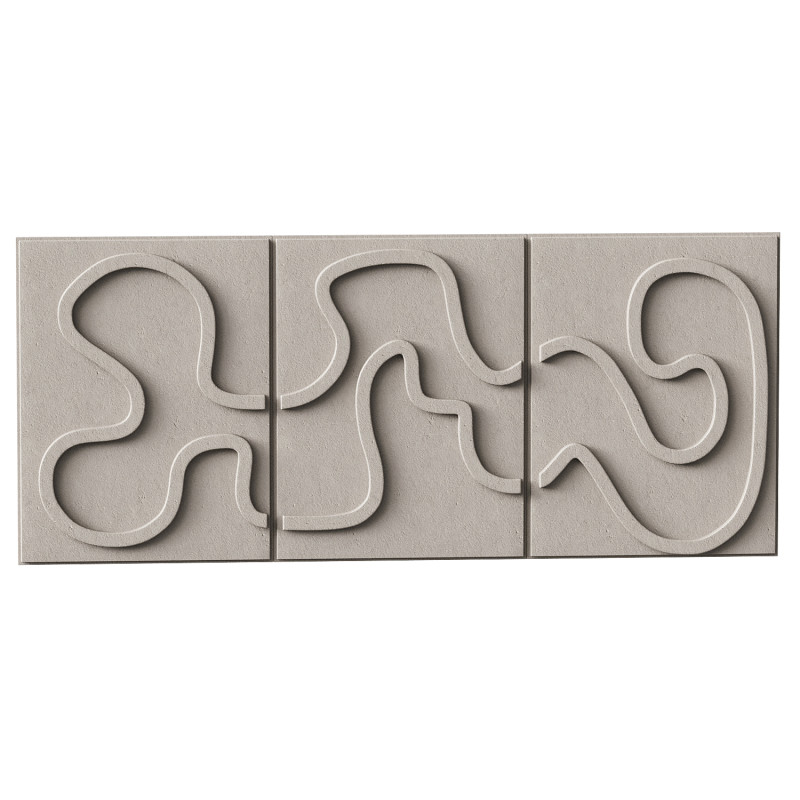 Lucile Salamone TRYPTIQUE SET OF 3 3D मॉडल .c4d .max .obj .3ds .fbx .stl .blend