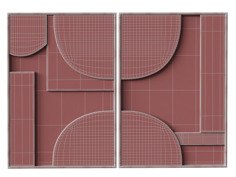 3D Art Template 11 Duo Studio LDE 3D 模型