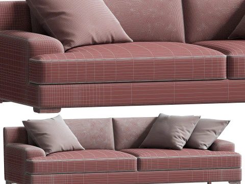 Sussex sofa design Torill Slettvoll 3D Model