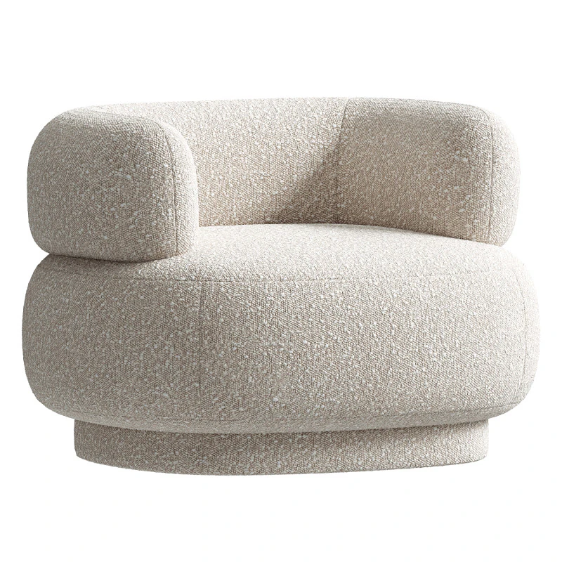 Silla Carlos Crema Turrel Modelo 3D .c4d .max .obj .3ds .fbx .stl .blend 