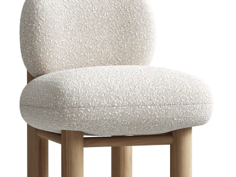 Стул Куббе Ваниль 3D Модель