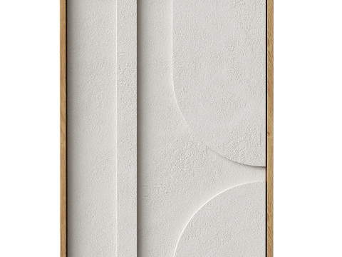 3D painting Relief Art Zoe 3D Model