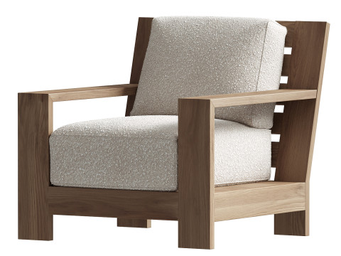 Coastal Living Montclair Outdoor Lounge Chair 3D Model