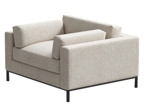 Pike Occasional Chair 3D Model
