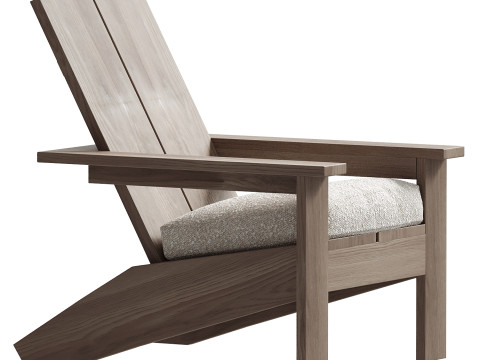 Coastal Living Montclair Outdoor Adirondack Chair Modelo 3D