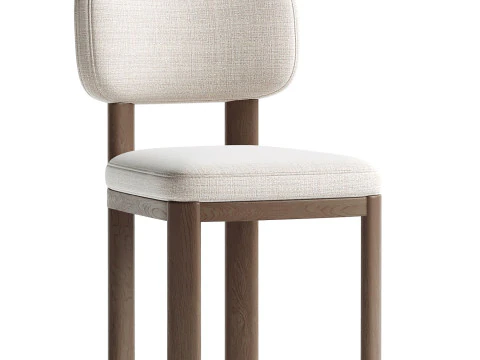 Anton 다이닝 체어 WestElm 3D 모델