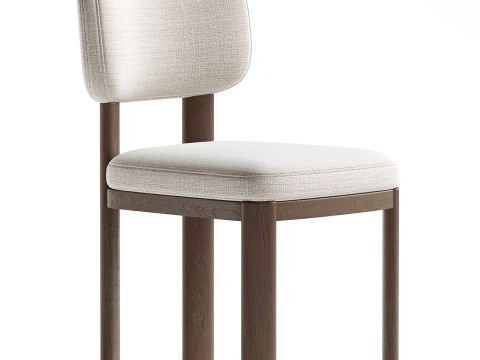 Anton Dining Chair WestElm 3D Model